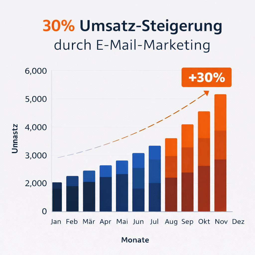 30% Umsatz-Steigerung durch E-Mail-Marketing