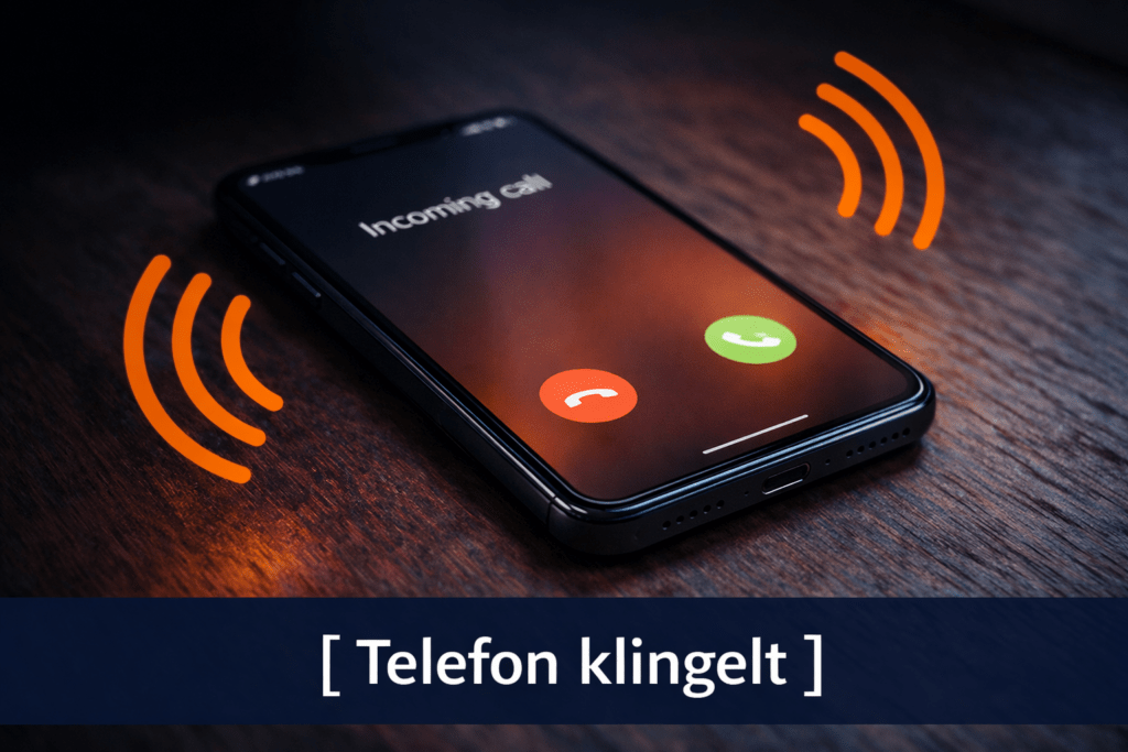 Smartphone klingelt - Incoming call - Untertitel: [ Telefon klingelt ]
